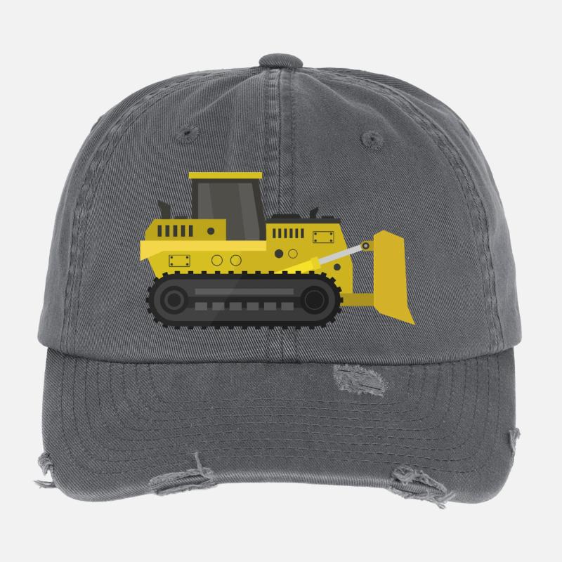 Bulldozer Casquette vintage effet usé Flexfit
