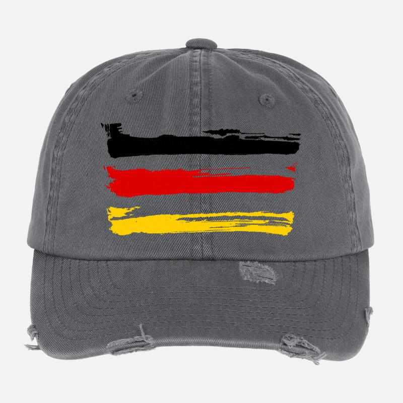 Germany Flexfit Vintage Destroyed Cap