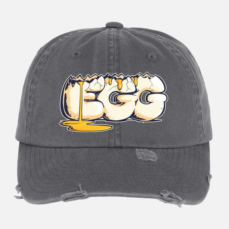 Ei, gezogenes Wort (2) Flexfit Vintage Destroyed Cap