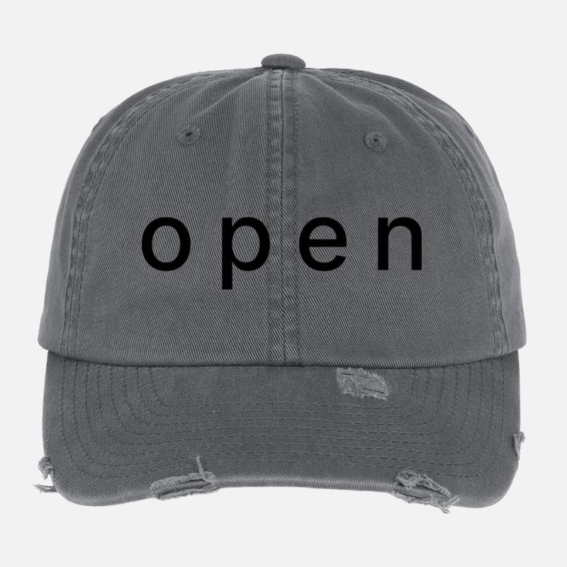 open Flexfit Vintage Destroyed Cap