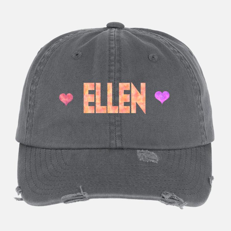 Ellen Flexfit Vintage Destroyed Cap