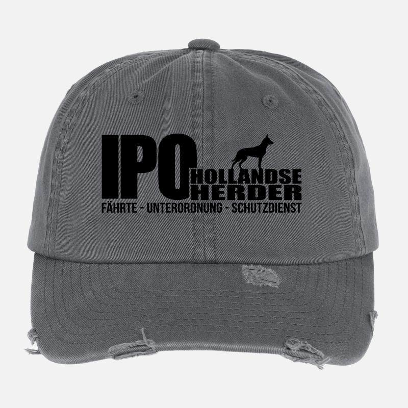 IPO HOLLANDSE HERDER Flexfit Vintage Destroyed Cap