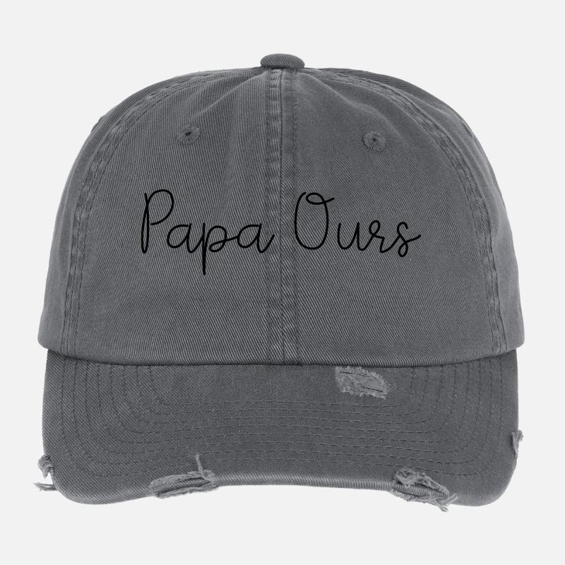 Papa Bär Flexfit Vintage Destroyed Cap