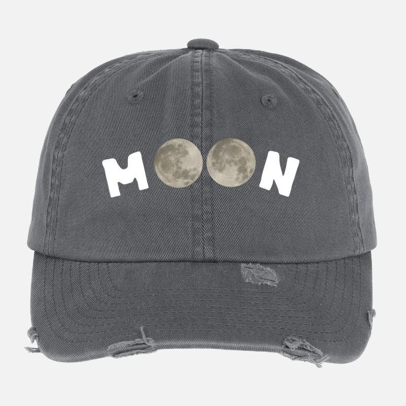 lune Casquette vintage effet usé Flexfit