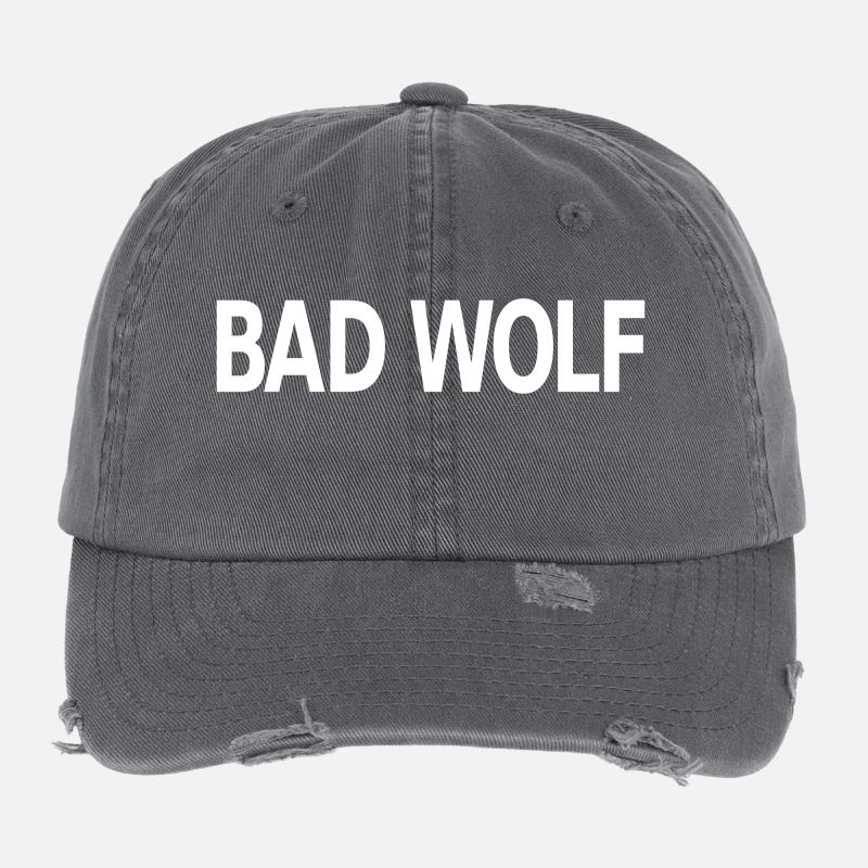 Bad Wolf Flexfit Vintage Destroyed Cap
