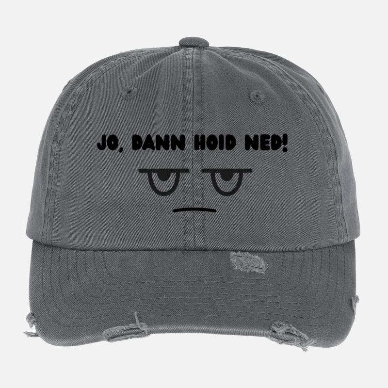 Puis il a lancé Ned Casquette vintage effet usé Flexfit