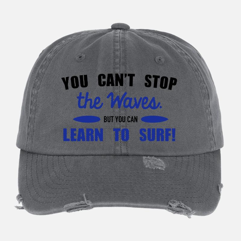 Learn to surf Casquette vintage effet usé Flexfit