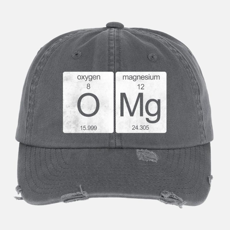 OMG Periodensystem Flexfit Vintage Destroyed Cap