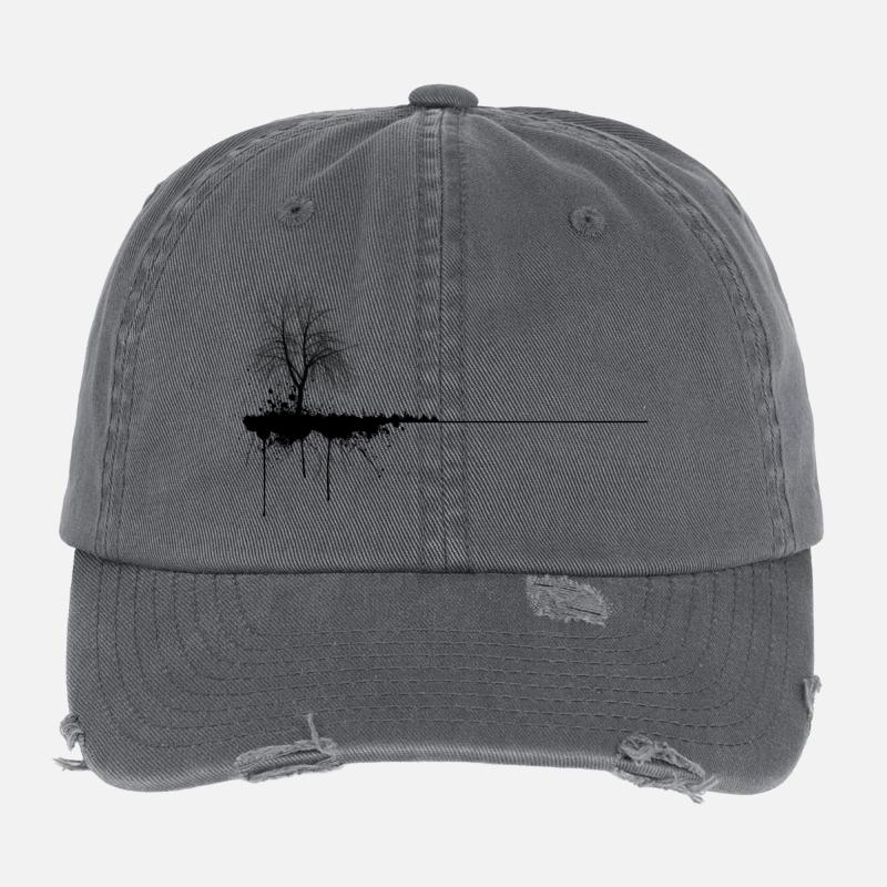 Arbre d'encre Casquette vintage effet usé Flexfit
