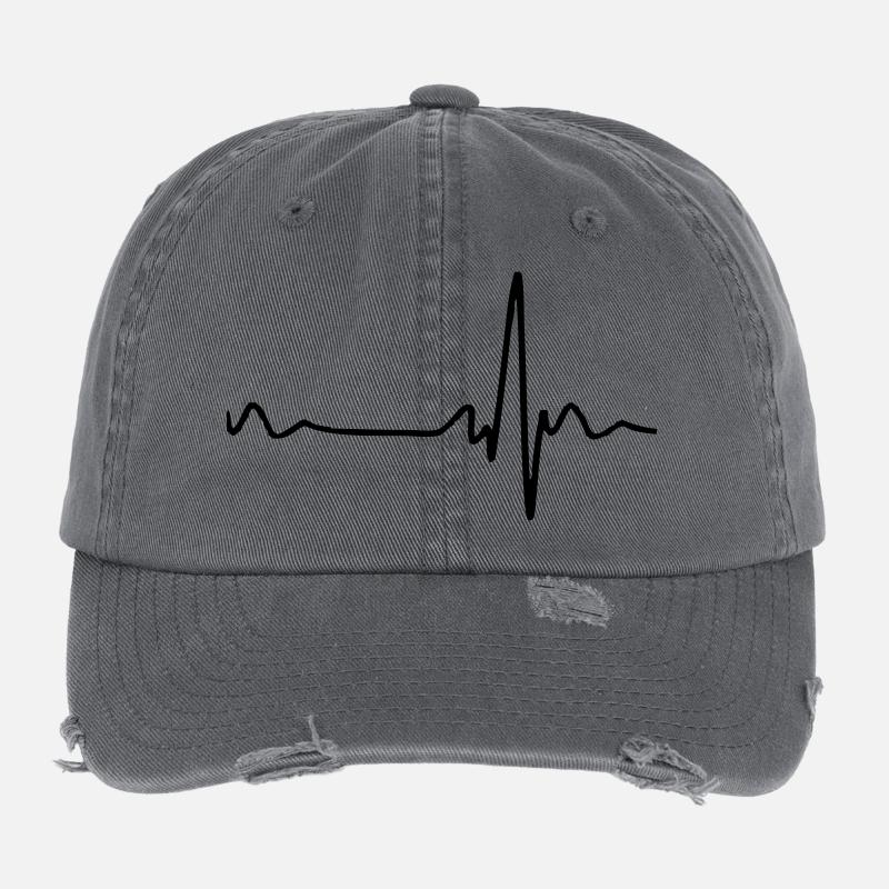 Herzschlag Flexfit Vintage Destroyed Cap