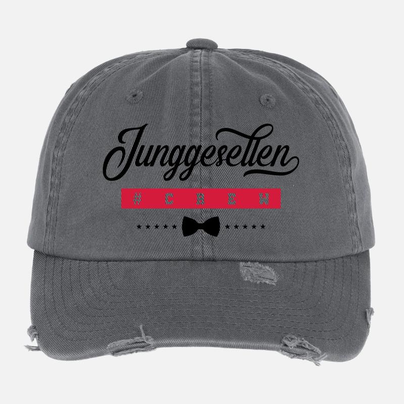 junggesellen crew Flexfit Vintage Destroyed Cap