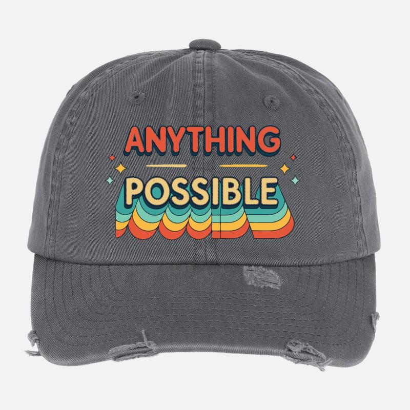 Alles Mögliche Retro Waves Flexfit Vintage Destroyed Cap