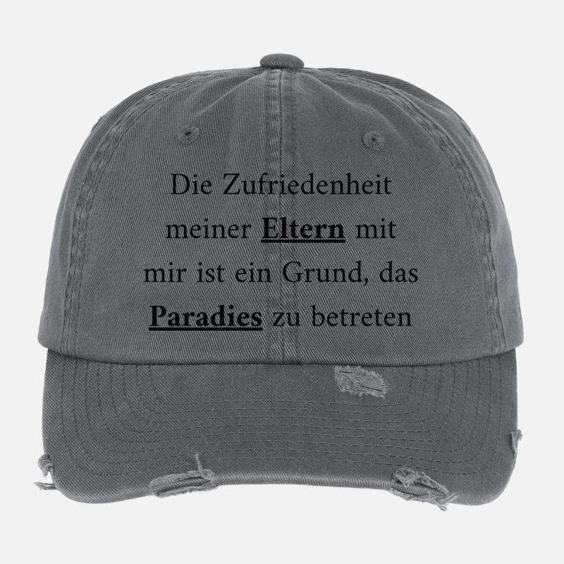 Eltern & Paradies: Ein Weg zum Glück Flexfit Vintage Destroyed Cap