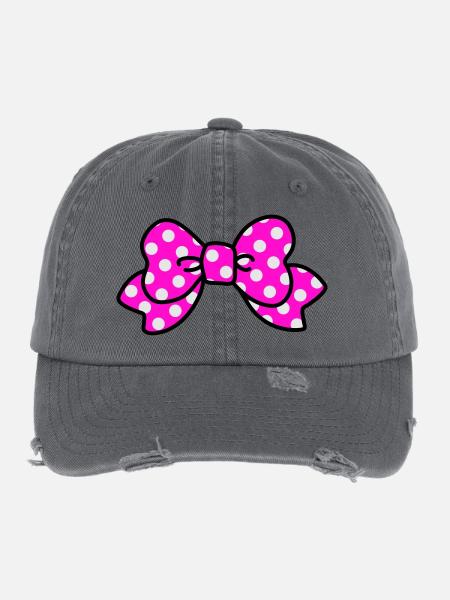 RIBBON - Flexfit Vintage Destroyed Cap - Dunkelgrau