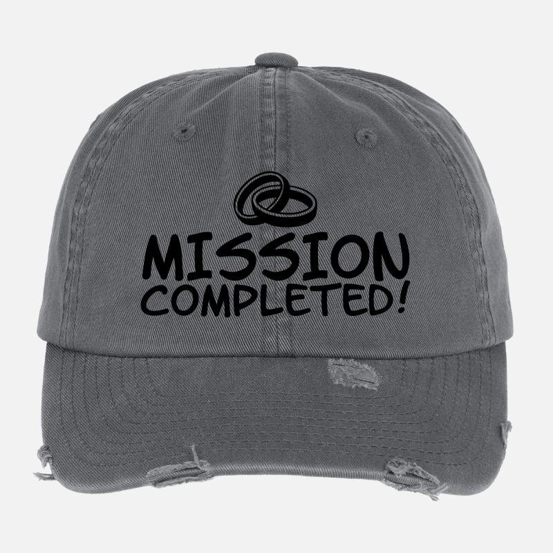 Mission terminée Casquette vintage effet usé Flexfit
