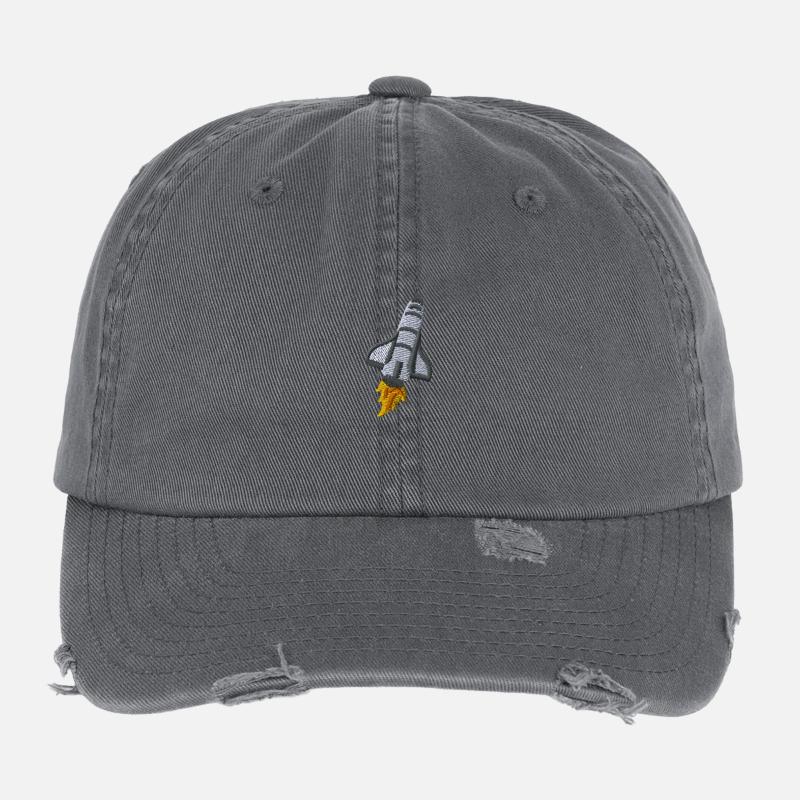 Navette spatiale Casquette vintage effet usé Flexfit