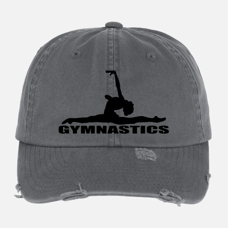 Gymnastics - Flexfit Vintage Destroyed Cap - Dunkelgrau