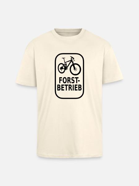 Forstbetrieb - Oversized Heavyweight Unisex T-Shirt - Creme