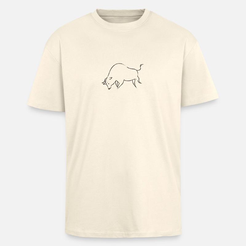 bull - Unisex Oversized Heavyweight T-shirt - creme