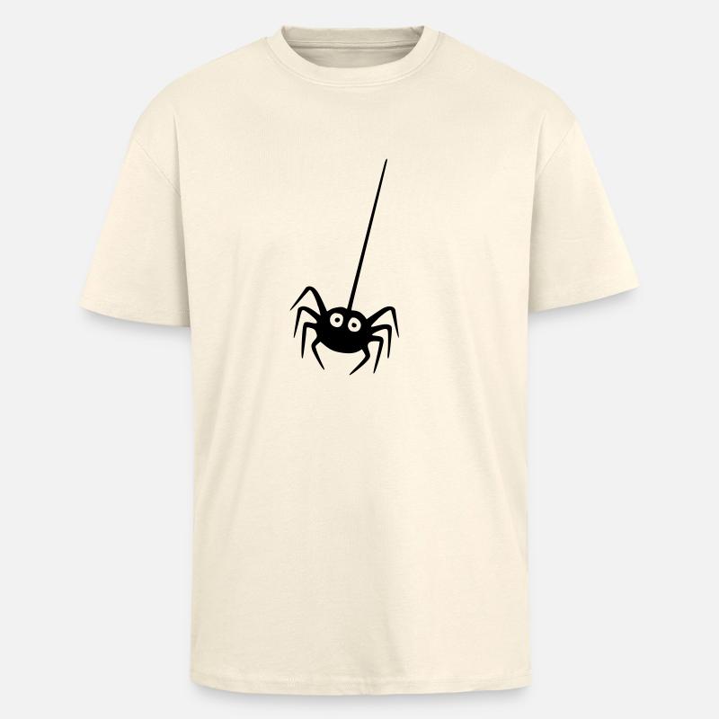 Spinne - Spider - Oversized Heavyweight Unisex T-Shirt - Creme