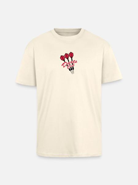 Darts Club - Unisex Oversized Heavyweight T-shirt - creme