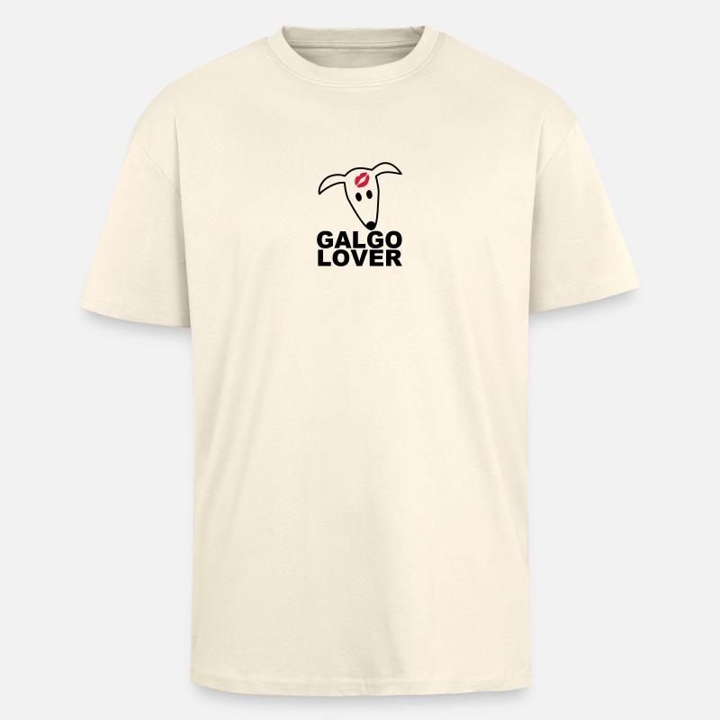 Galgolover - Oversized Heavyweight Unisex T-Shirt - Creme