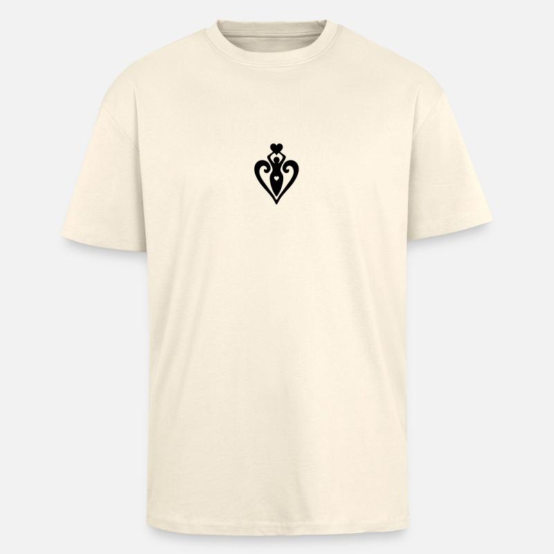goddess, pagan - Oversized Heavyweight Unisex T-Shirt - Creme