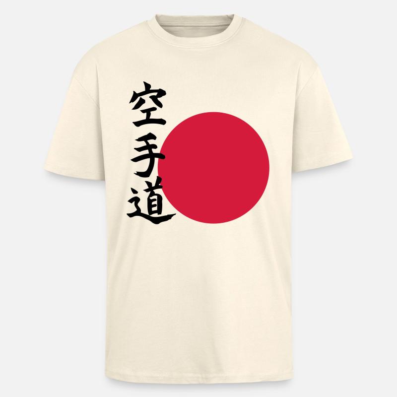 Karate do - Orient - Oversized Heavyweight Unisex T-Shirt - Creme