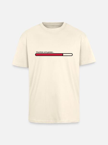 checklist - Unisex Oversized Heavyweight T-shirt - creme