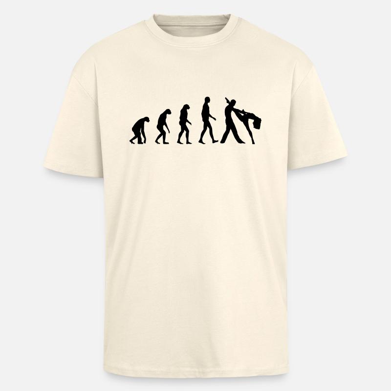 Evolution Dance - Oversized Heavyweight Unisex T-Shirt - Creme
