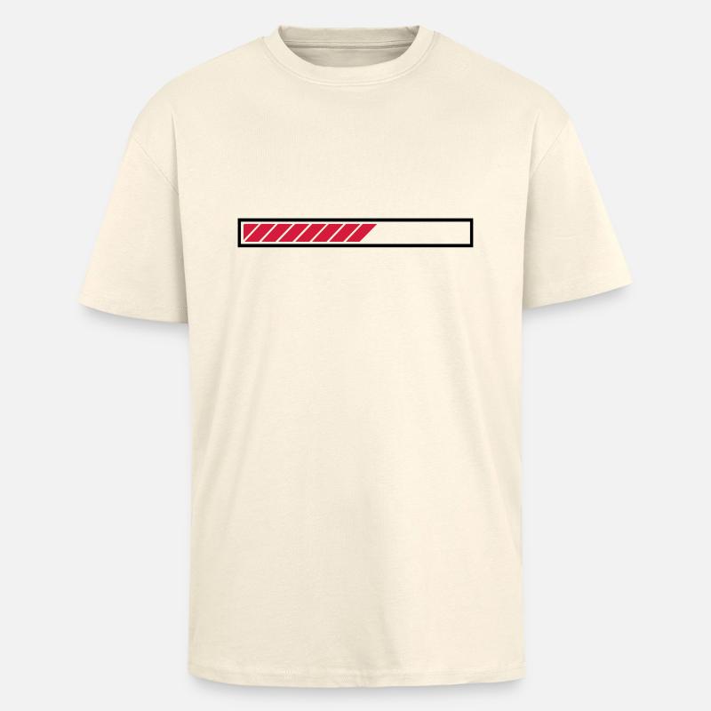 Loading loading bar bar - Unisex Oversized Heavyweight T-shirt - creme