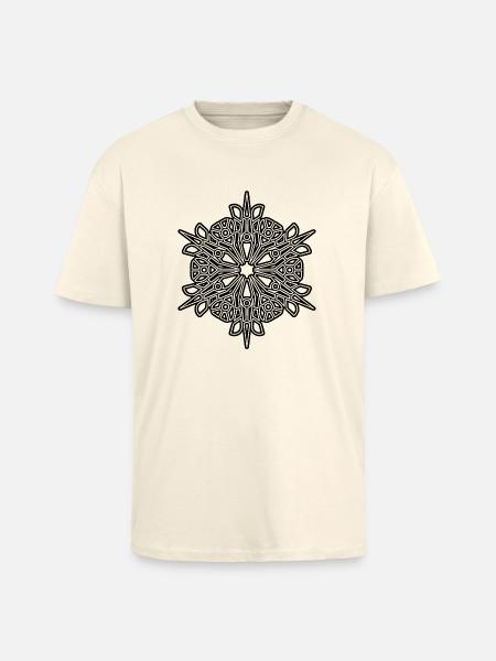 RF319BLACKUK - Unisex Oversized Heavyweight T-shirt - creme