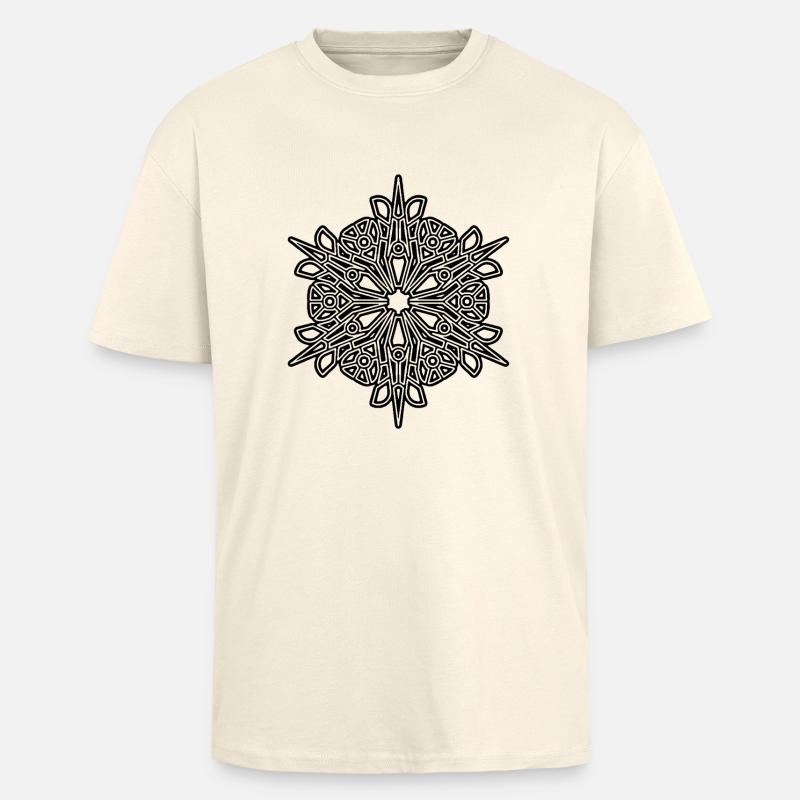RF319BLACKUK - Oversized Heavyweight Unisex T-Shirt - Creme