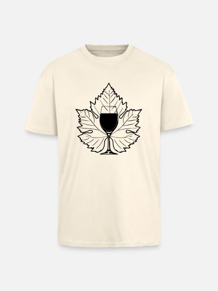 Wine grapes - Unisex Oversized Heavyweight T-shirt - creme