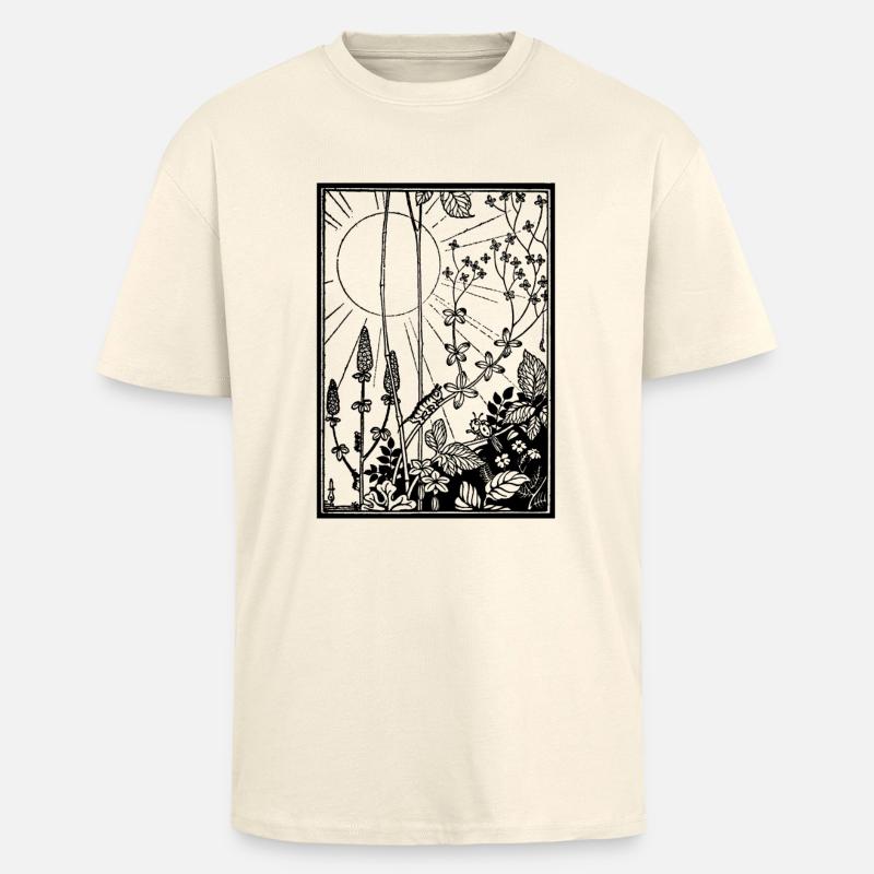 Sonne & Wanzen - Oversized Heavyweight Unisex T-Shirt - Creme