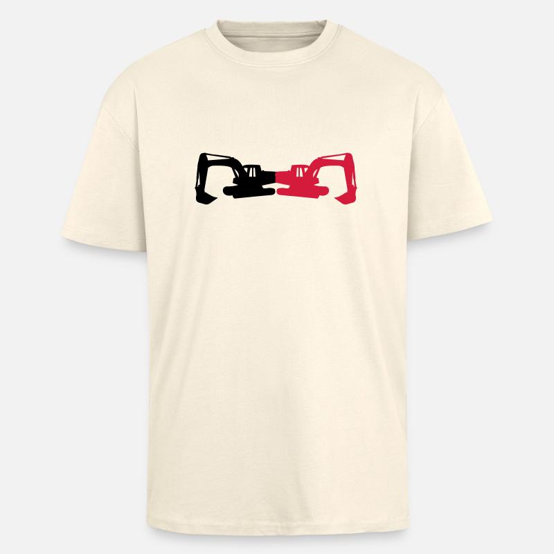 bagger02 - Oversized Heavyweight Unisex T-Shirt - Creme