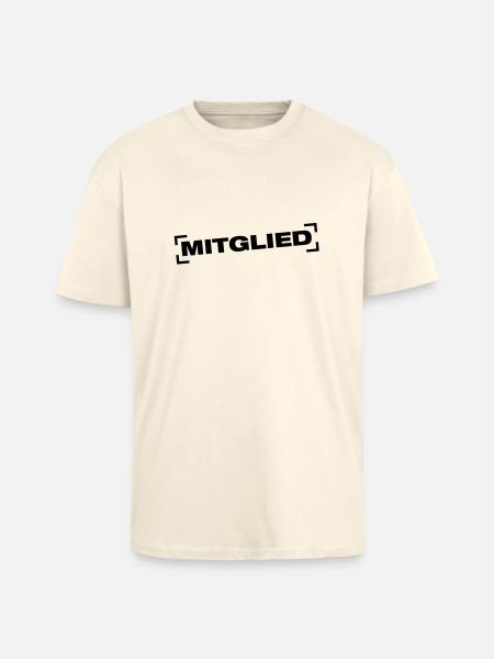 mitglied_design_ay1 - Unisex Oversized Heavyweight T-shirt - creme