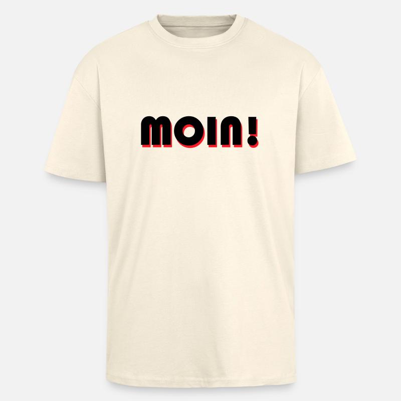 Moin - Oversized Heavyweight Unisex T-Shirt - Creme