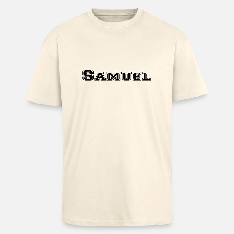 samuel - Oversized Heavyweight Unisex T-Shirt - Creme