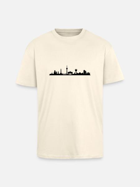 Berlin Classic - Oversized Heavyweight Unisex T-Shirt - Creme