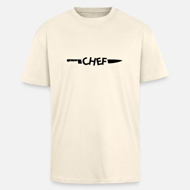 CHEF - Unisex Oversized Heavyweight T-shirt - creme