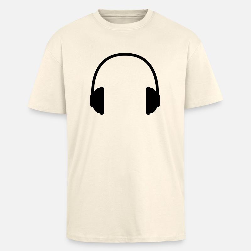 kopfhoerer - Oversized Heavyweight Unisex T-Shirt - Creme