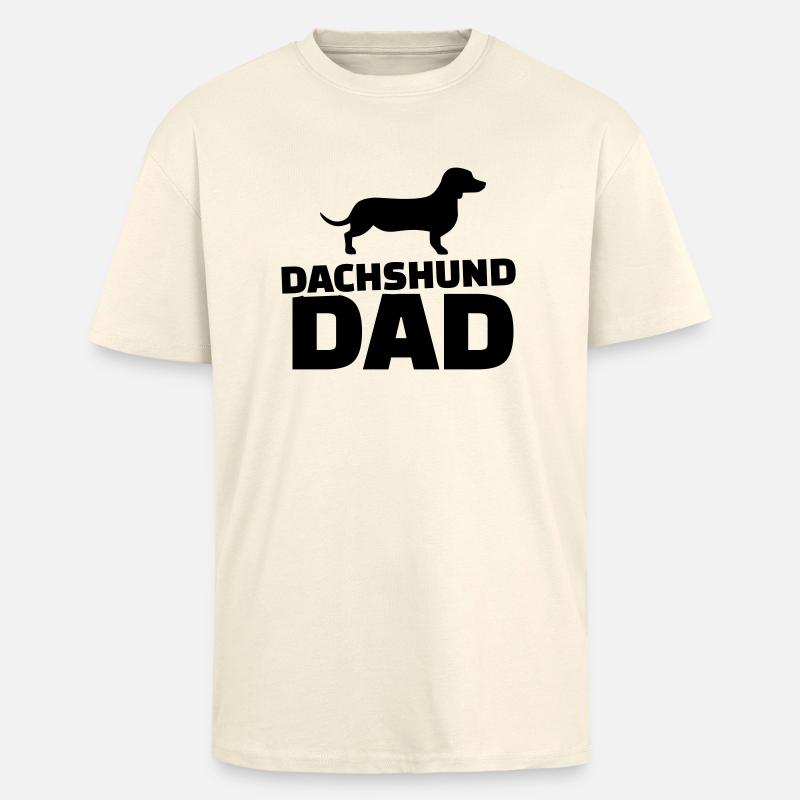 Dackel - Oversized Heavyweight Unisex T-Shirt - Creme