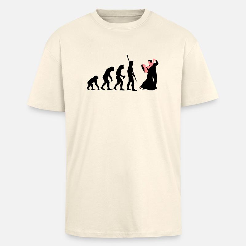evolution_tanzpaar_a_2c - Unisex Oversized Heavyweight T-shirt - creme
