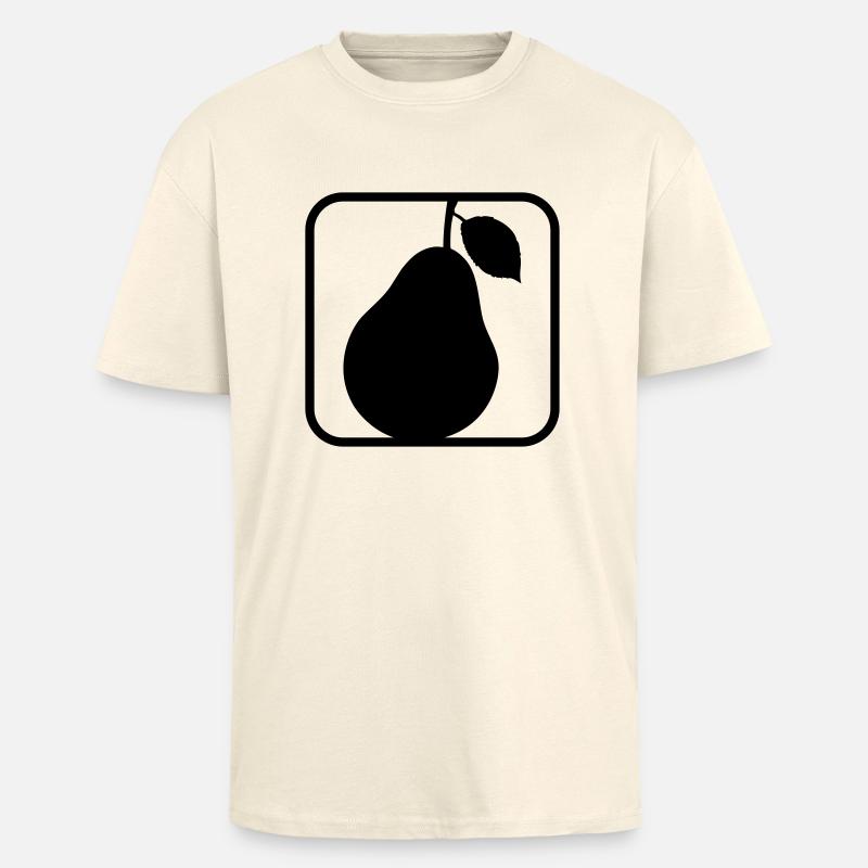 Pear Logo - T-shirt unisexe oversize épais - crème