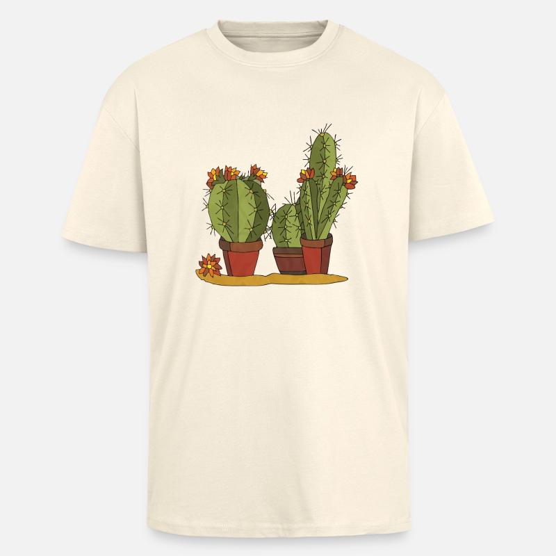 Flowers - Unisex Oversized Heavyweight T-shirt - creme