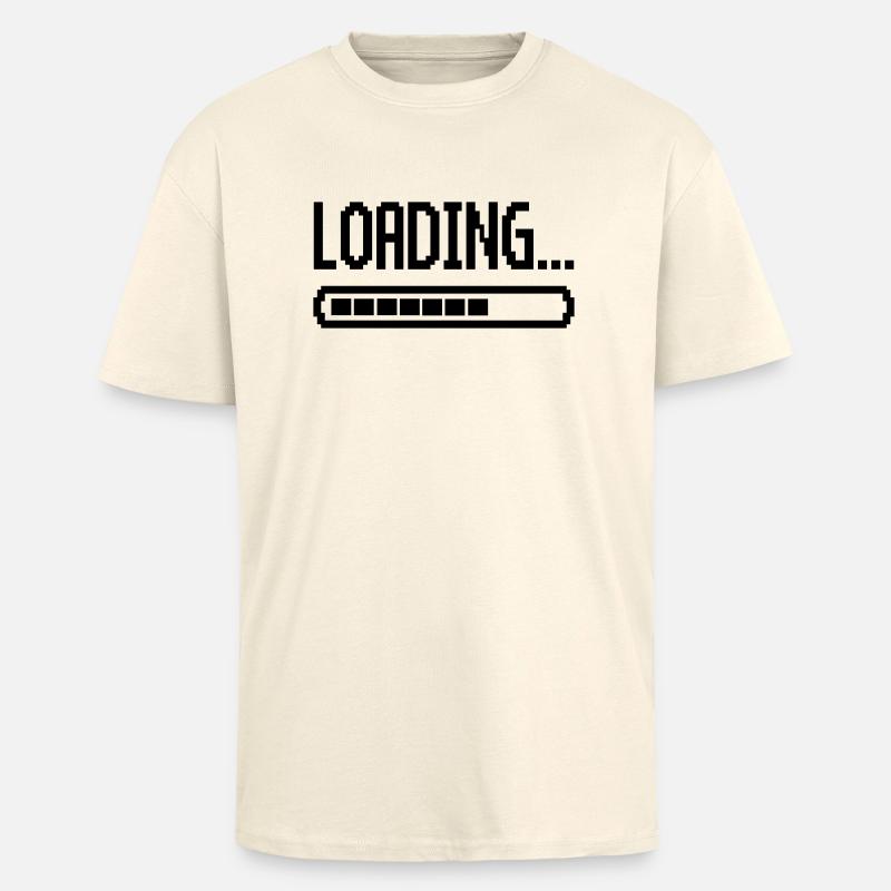 loading ladebalken - Oversized Heavyweight Unisex T-Shirt - Creme