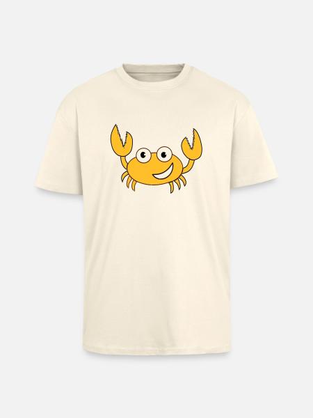 Krebs - Oversized Heavyweight Unisex T-Shirt - Creme