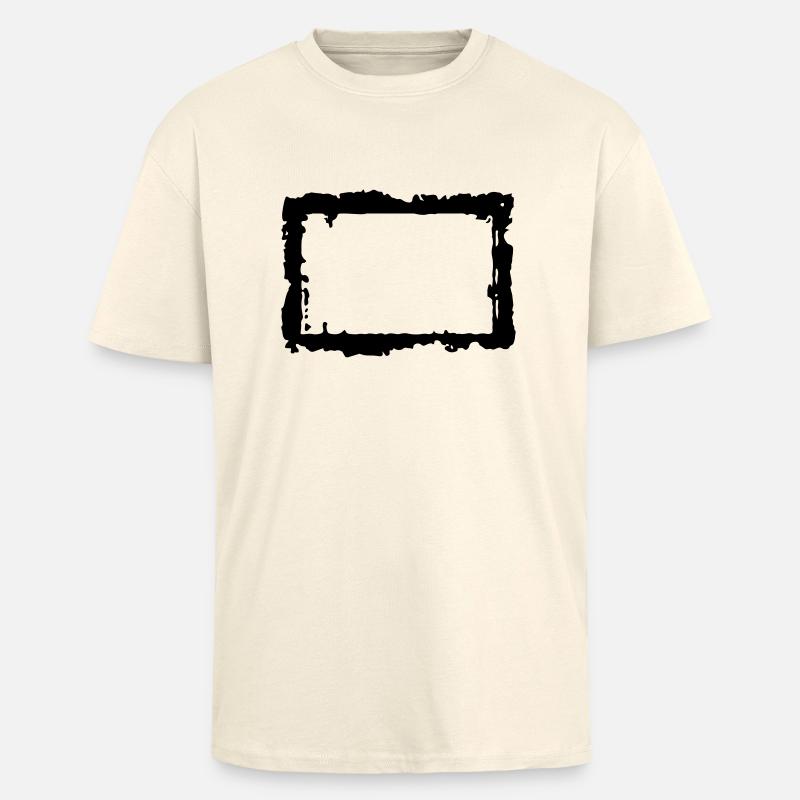 frame_4_vec_1 en - Unisex Oversized Heavyweight T-shirt - creme