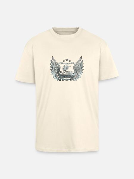 paintball - Oversized Heavyweight Unisex T-Shirt - Creme
